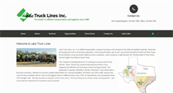 Desktop Screenshot of laketrucklines.com