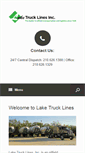 Mobile Screenshot of laketrucklines.com